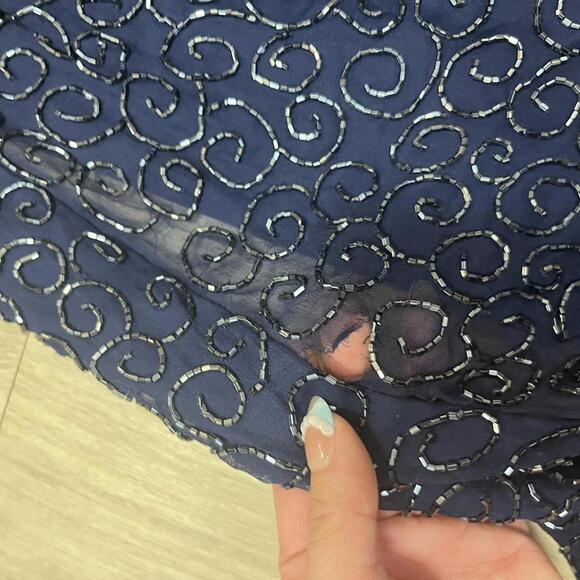 Cache Women's Navy and Blue Dress - Picture 4 of 8